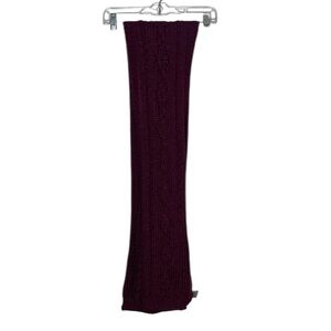 ❤️ 🆕 GAP 100% Acrylic Burgundy Knit Scarf